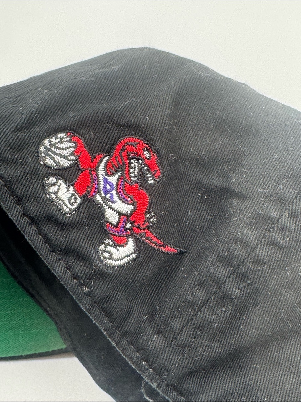 Toronto Raptors Black Baseball Cap with Purple Script - Picture 2 of 2